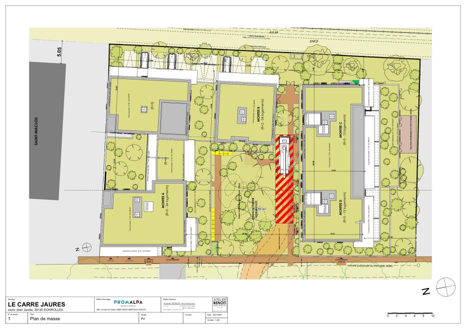 Plan de masse Carré Jaurès